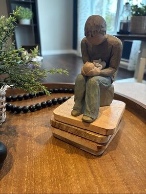 Willow Tree “New Dad” Father and Baby Figurine